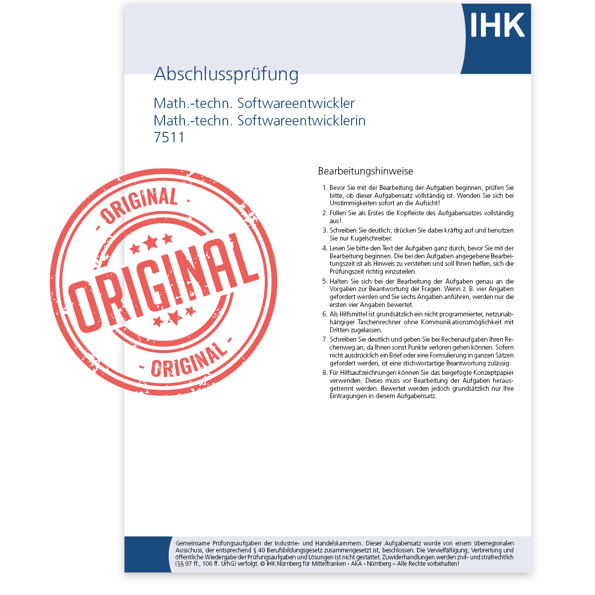 IHK-Abschlussprüfung, Winter 2025/2026