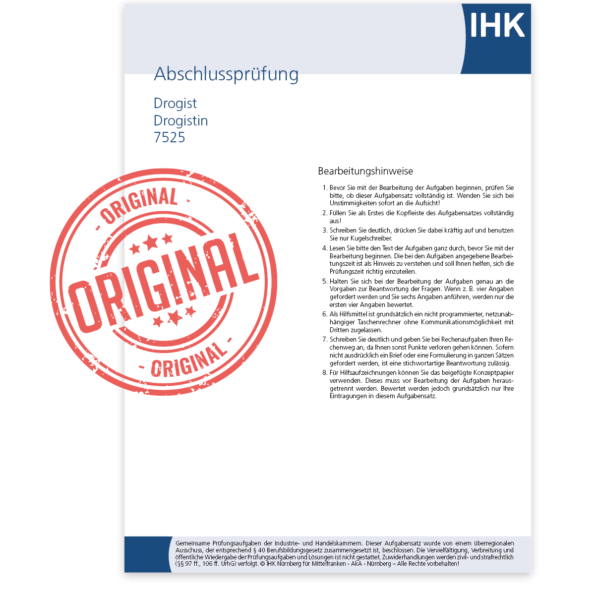 IHK-Abschlussprüfung, Sommer 2025