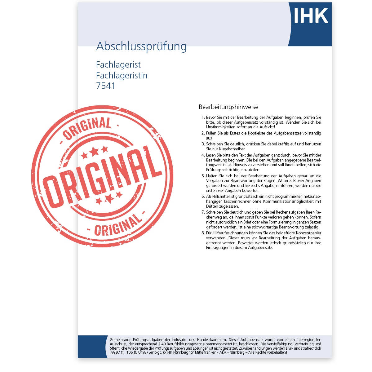 IHK-Abschlussprüfung, Sommer 2025
