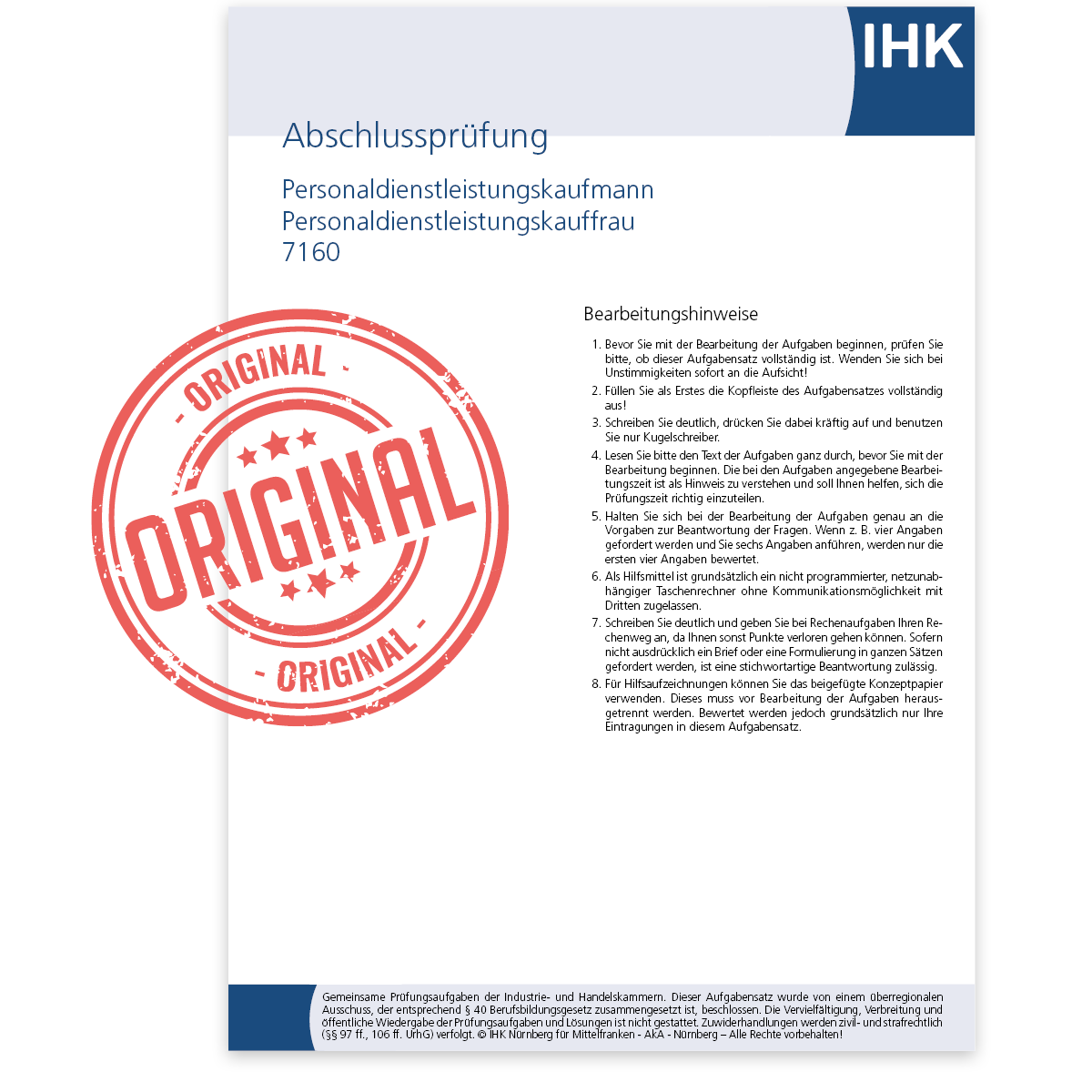 IHK-Abschlussprüfung, Sommer 2025